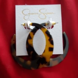 Jessica Simpson hoop earrings